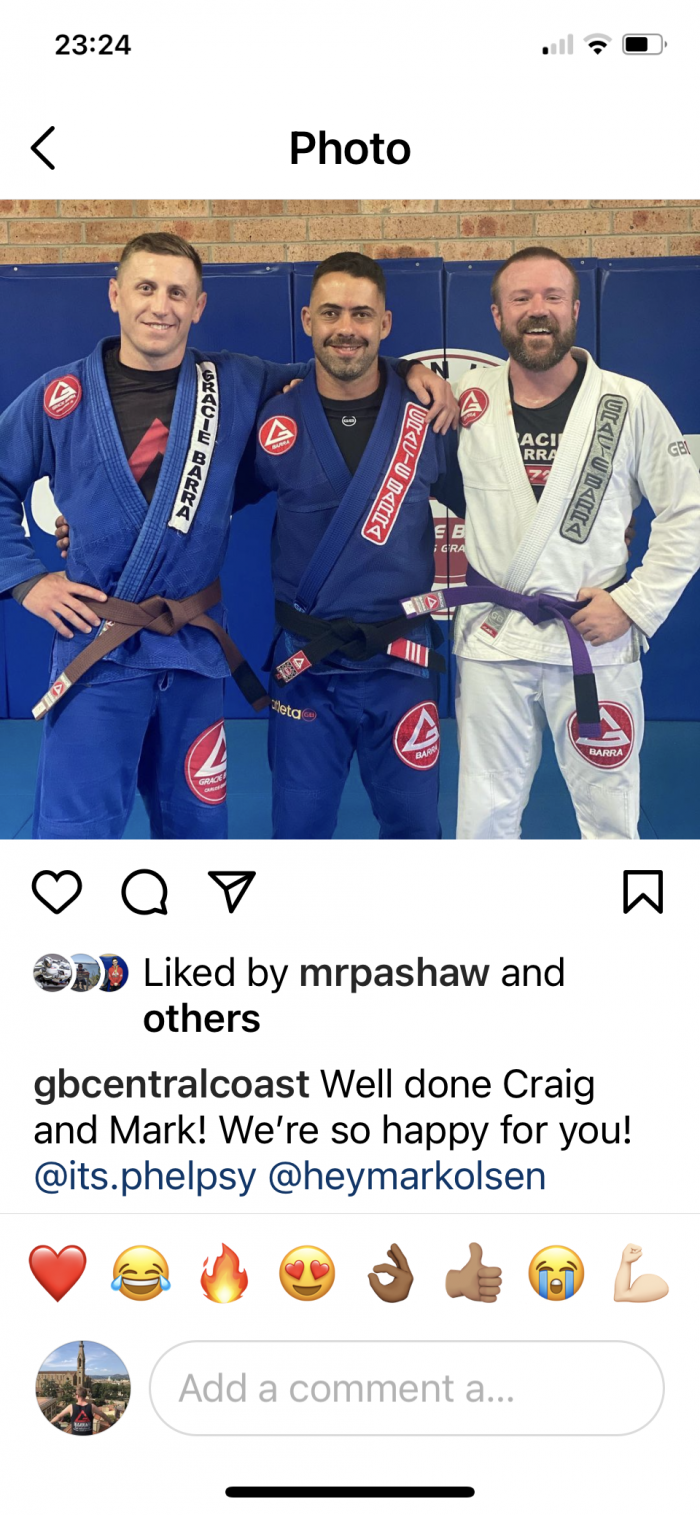 Purple belt · December 22, 2020 · Promoted by Danillo Coltro
