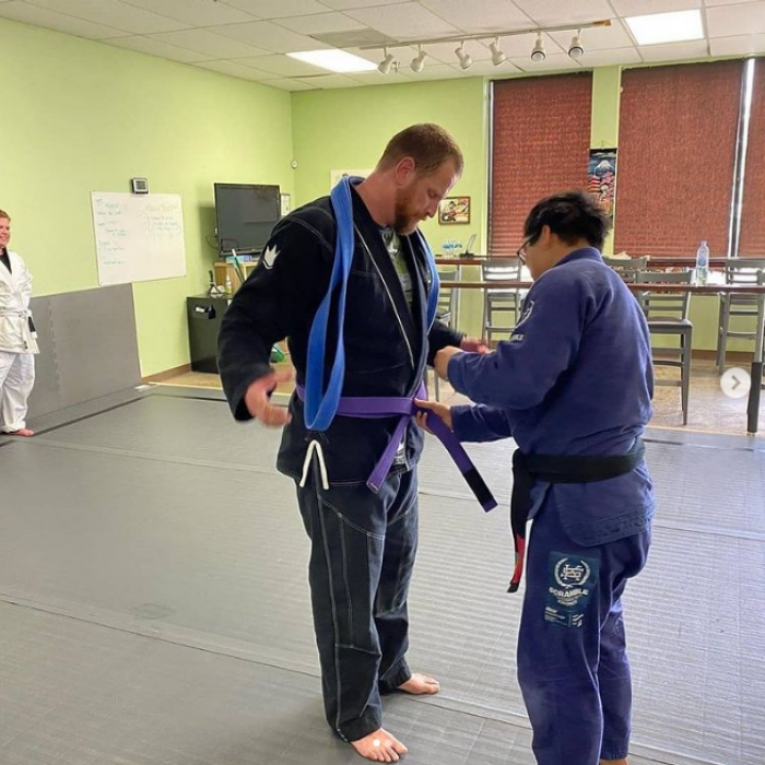 Purple belt · March 6, 2020 · Promoted by Michael Nguyen