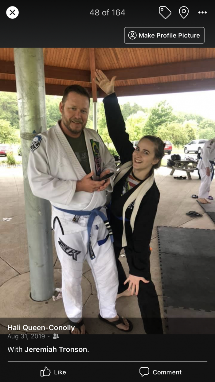 Blue belt · September 1, 2018 · Promoted by John Devall