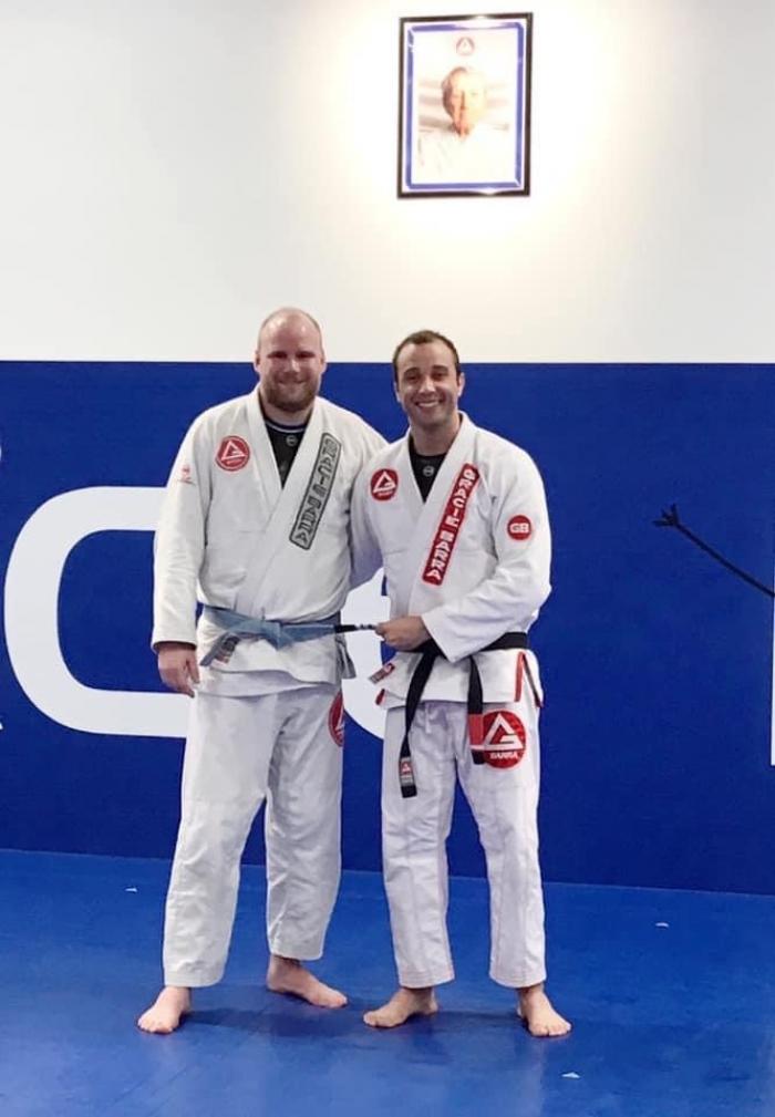 Blue belt · August 27, 2019 · Promoted by Beau Viehmann