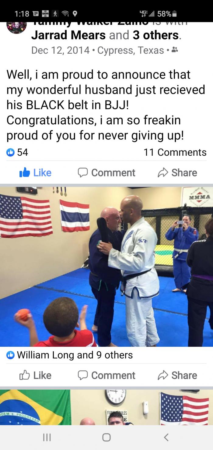 Black belt · December 1, 2014 · Promoted by Darren McCall