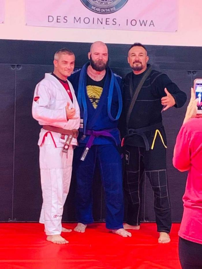 Purple belt · July 31, 2019 · Promoted by Aaron Martinez