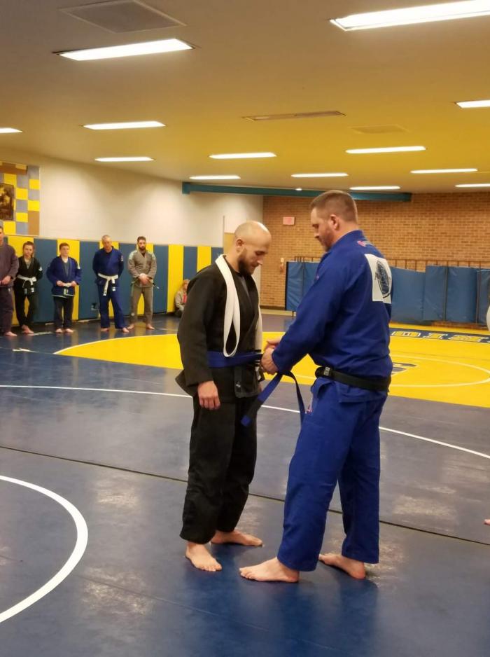 Blue belt · March 17, 2018 · Promoted by Robert Wunderlich