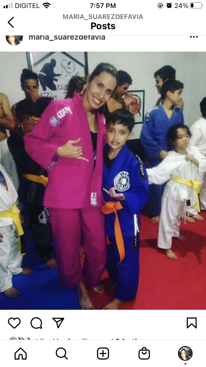 Orange belt · February 10, 2019 · Promoted by Angel Forero