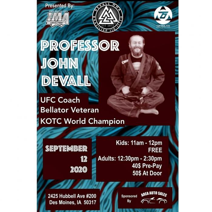 Brazilian Jiu Jitsu Seminar - 9/12/2020