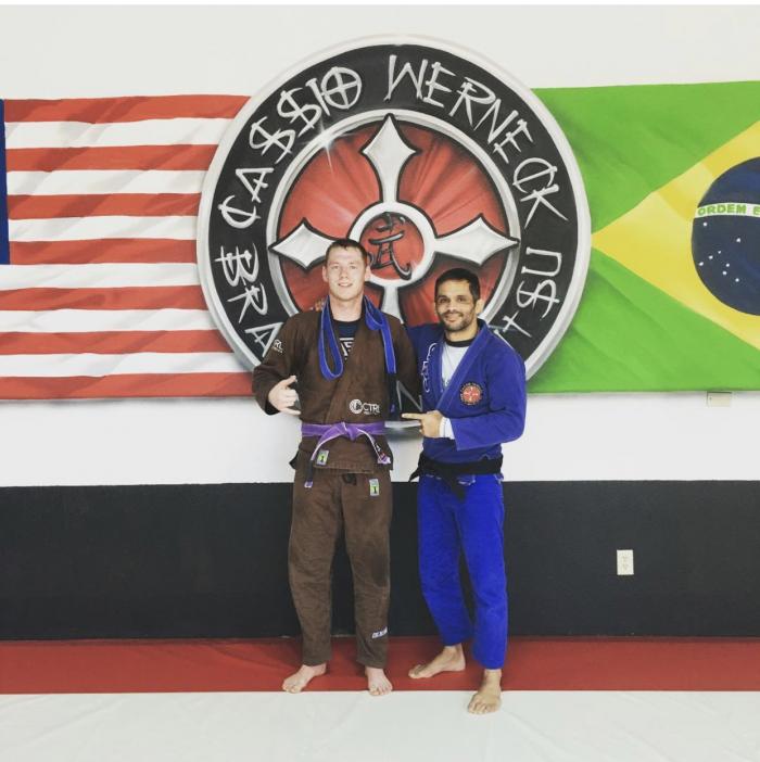 Purple belt · December 5, 2017 · Promoted by Cassio Werneck