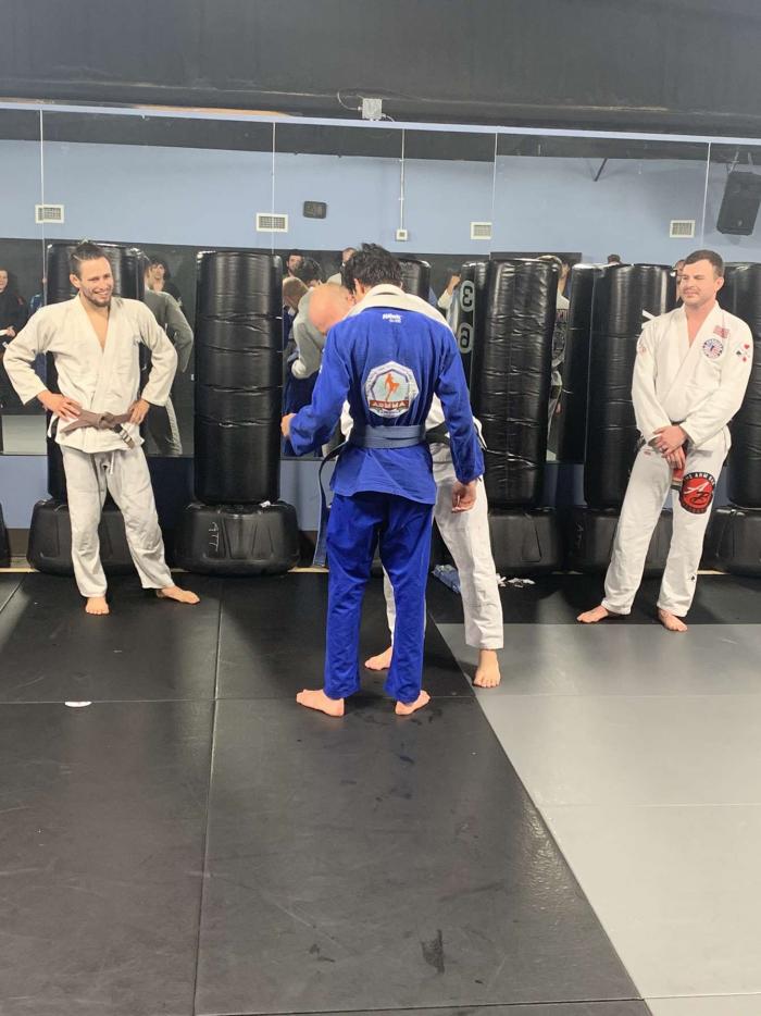 Blue belt · October 30, 2020 · Promoted by Dan Carlson
