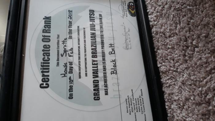 Black belt · February 10, 2018 · Promoted by Kevin Lewis