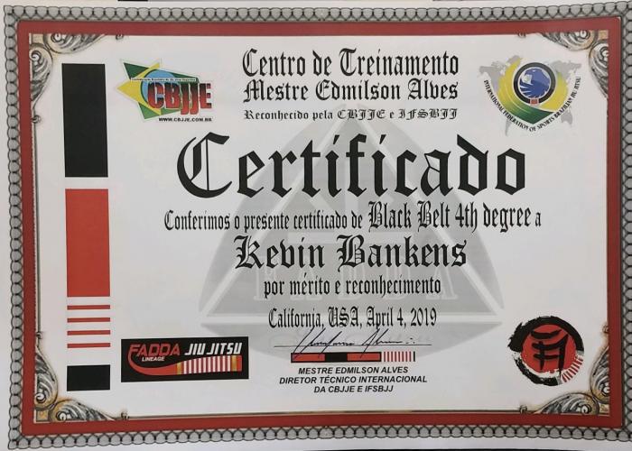 White belt · April 1, 1996