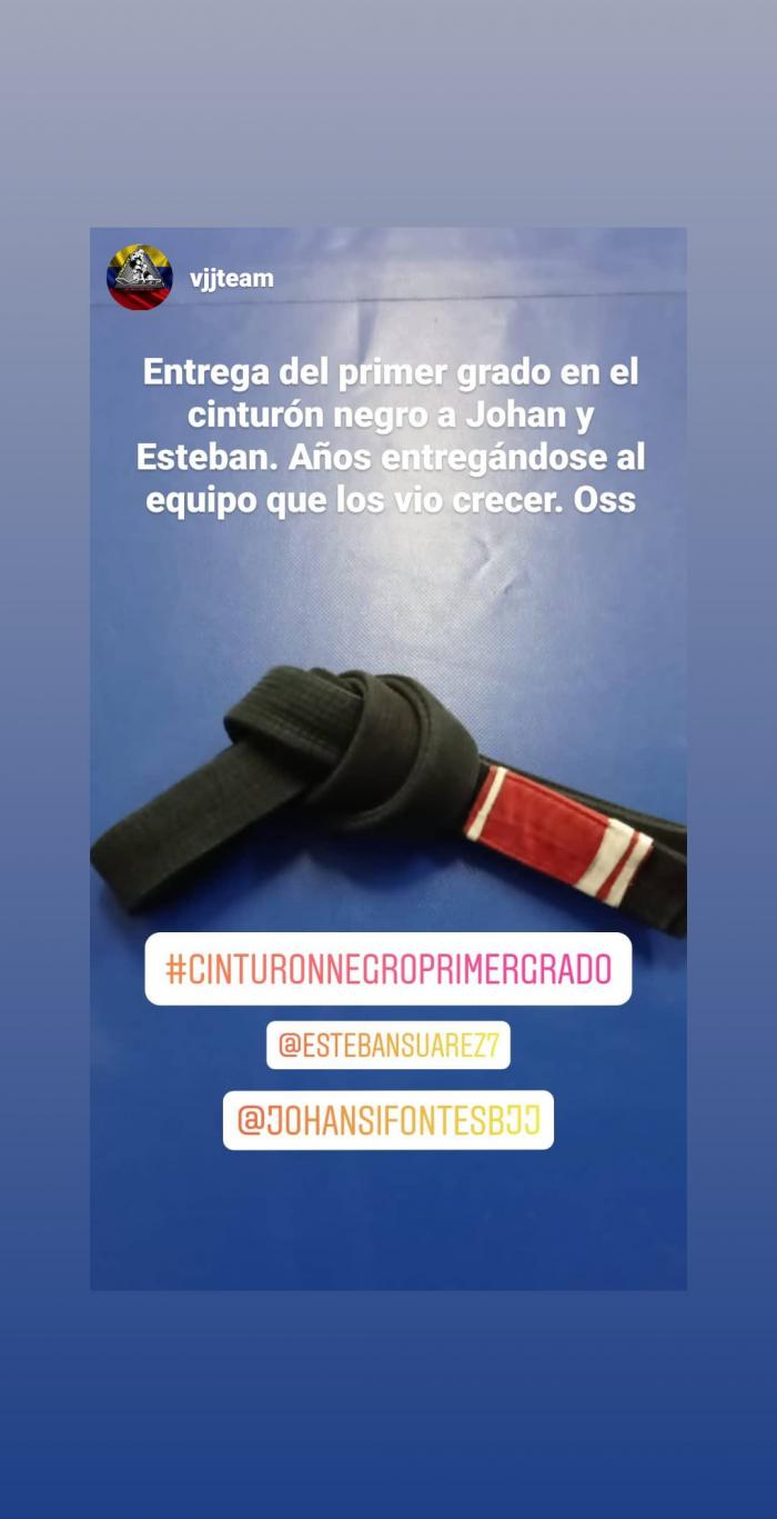 Black belt · November 21, 2020 · Promoted by Hector Moya