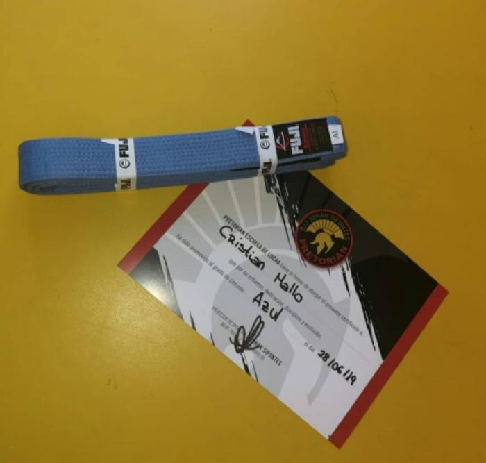 Blue belt · June 28, 2019 · Promoted by Johan Sifontes Leon