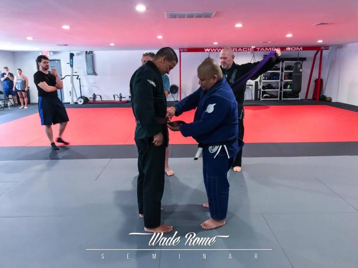 Brown belt · August 4, 2018 · Promoted by Wrick Tomas