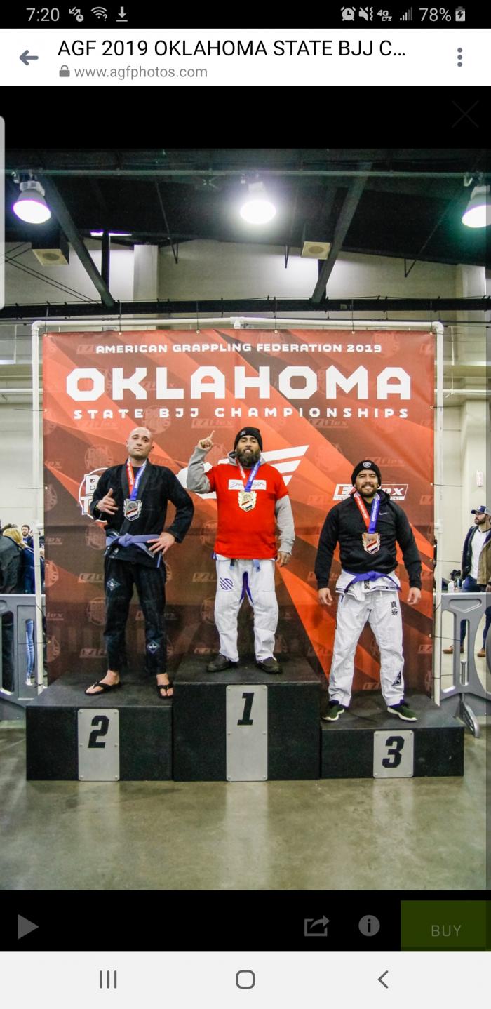 Blue belt · October 7, 2018 · Promoted by Virgil Allen