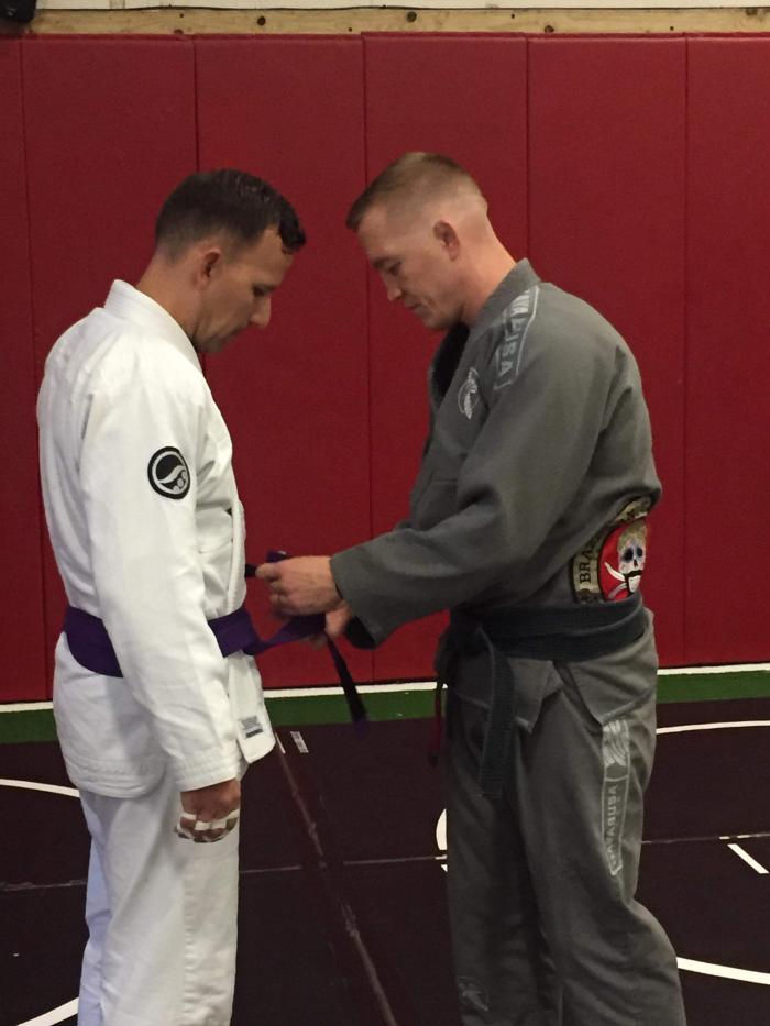 Purple belt · April 1, 2018 · Promoted by Colton Smith