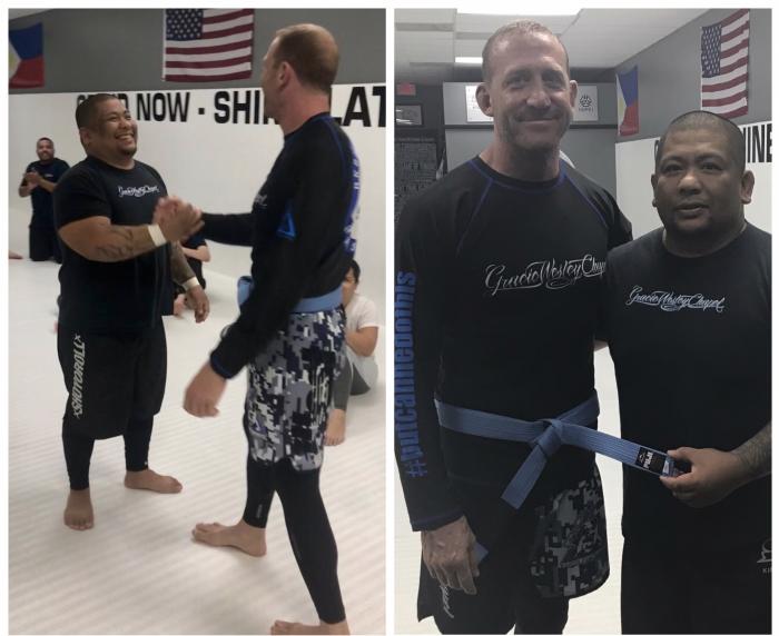 Blue belt awarded