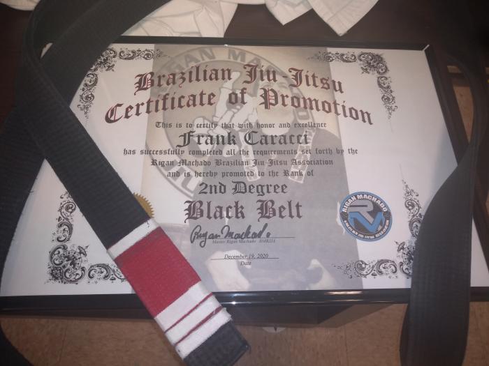 Black belt 2nd degree · December 19, 2021 · Promoted by Rigan Machado