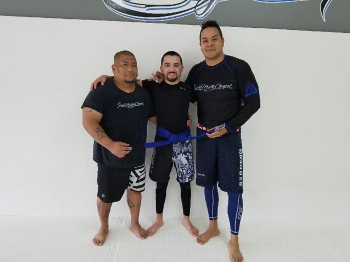 Blue belt · December 8, 2018 · Promoted by Wricksta