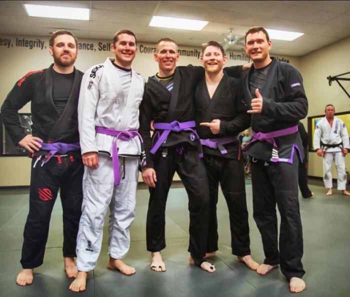 Purple belt · August 25, 2019 · Promoted by Jason Claunch