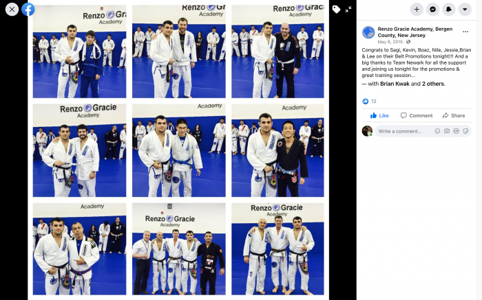Blue belt · May 6, 2015 · Promoted by Fabiow Medeiros