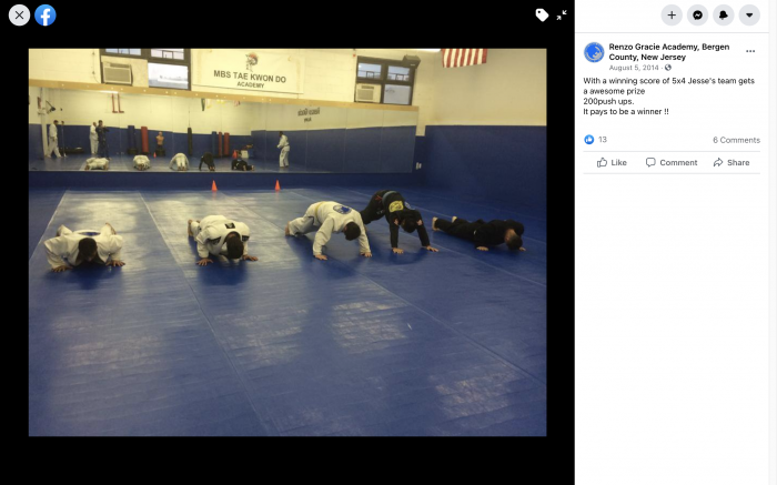 White belt · August 5, 2014