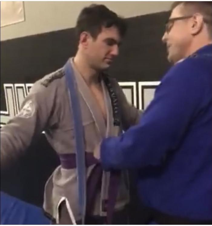 Purple belt · June 26, 2017 · Promoted by Jason Keaton
