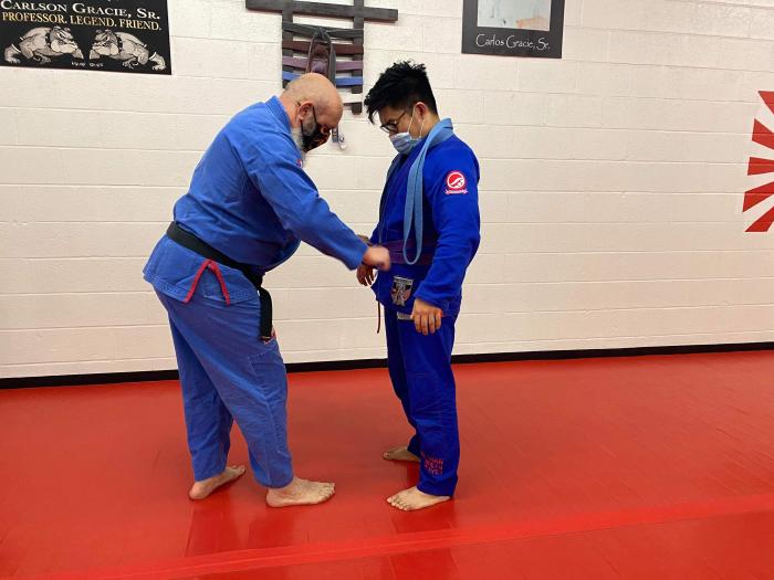 Purple belt · January 3, 2021 · Promoted by Charles Anzalone