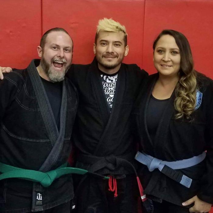 Blue belt · December 14, 2018 · Promoted by Omar French