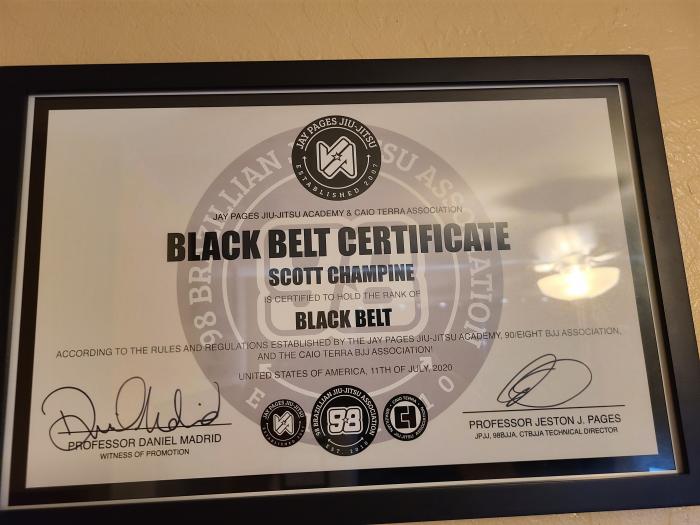 Black belt · July 11, 2020 · Promoted by Daniel Madrid