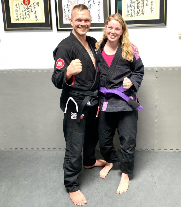 Purple belt · August 28, 2020 · Promoted by Peter Angerer