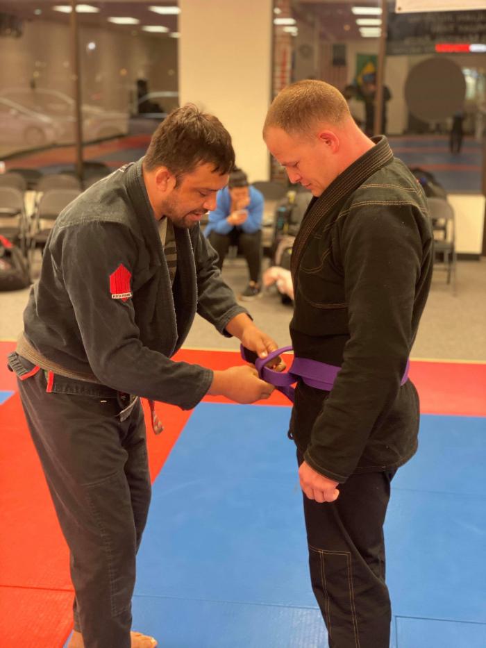 Purple belt · December 20, 2019 · Promoted by Jon Popan