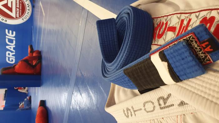 Blue belt · August 12, 2019 · Promoted by Professor Bling