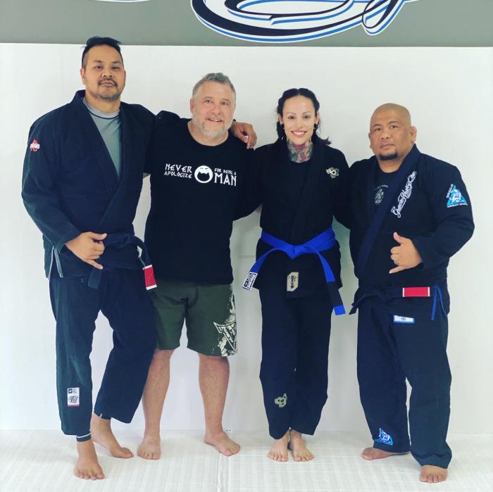 Blue belt · October 17, 2020 · Promoted by Eric Callueng