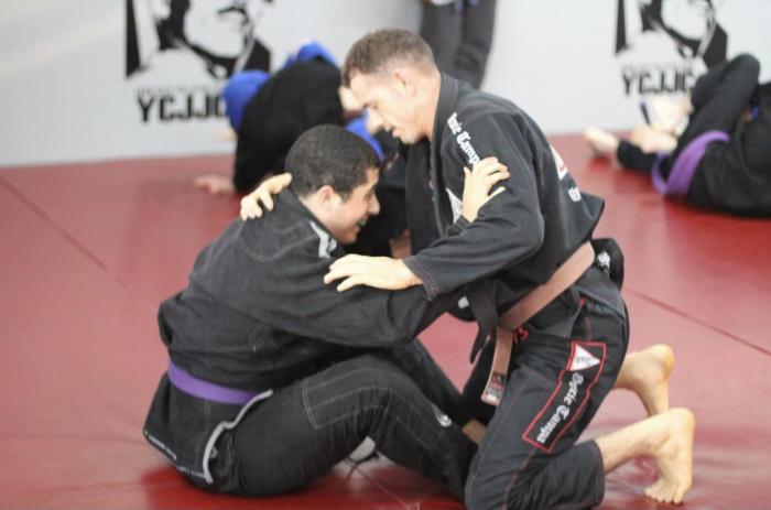 Training at Ybor City Jiu Jitsu (2014)