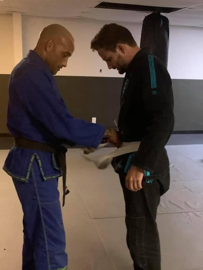 Blue belt · January 4, 2021 · Promoted by Carl Vickery