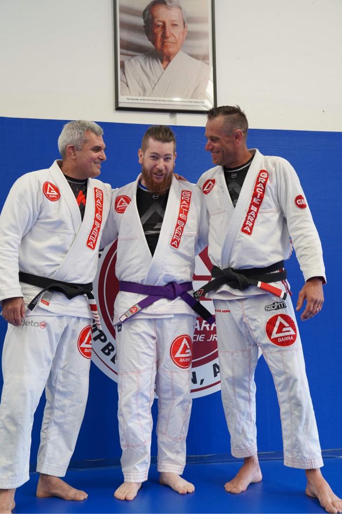 Purple belt · December 5, 2020 · Promoted by Clint Burns