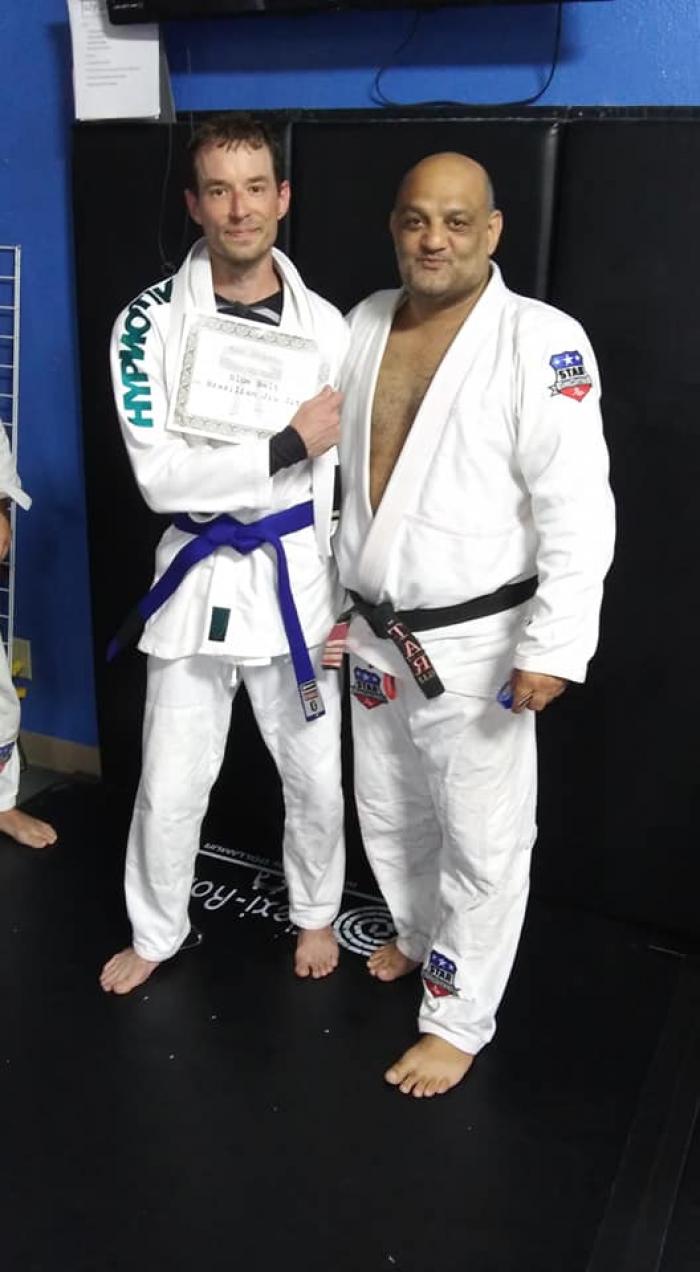 Blue belt · July 20, 2019 · Promoted by Yousef Alirezaei