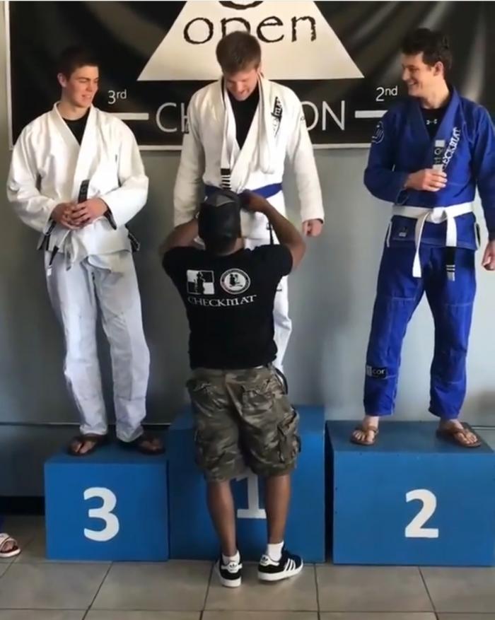 Blue belt · April 21, 2018 · Promoted by Michael Allen