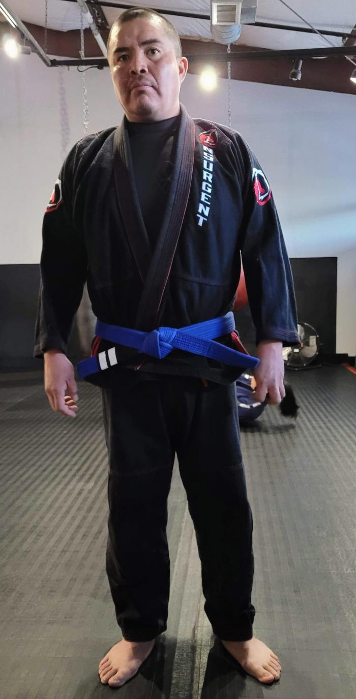 Blue belt · September 14, 2019 · Promoted by Morgan Baggs