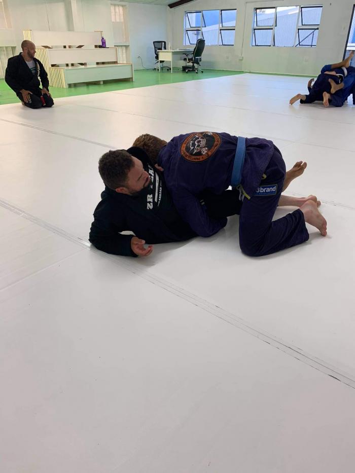 Sparring at ZR JiuJitsu, New Zealand