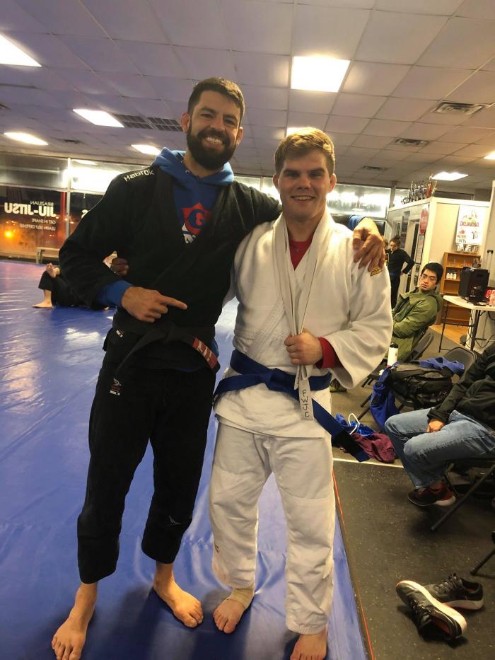 Blue belt · January 20, 2021 · Promoted by Albert Hughes