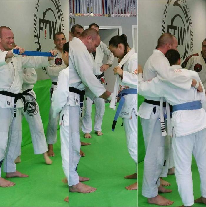 Blue belt · September 17, 2016 · Promoted by Steve Hall