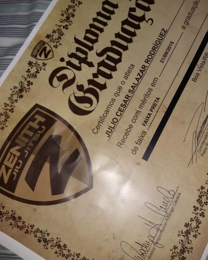 Black belt · September 21, 2015 · Promoted by Rodrigo Fonseca