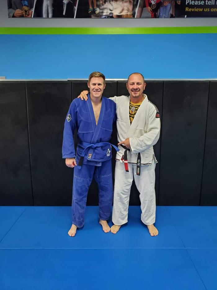 Blue belt · September 19, 2019 · Promoted by Kaz