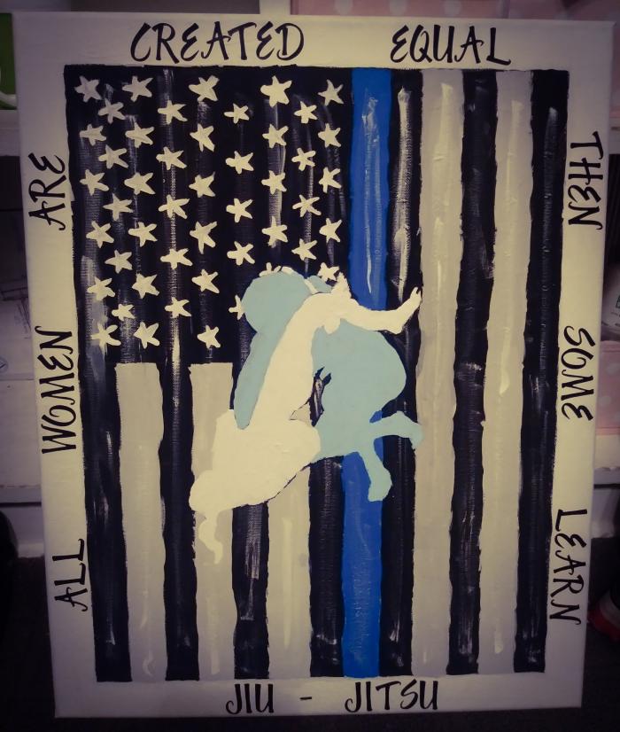 Painting I did for my wall at work