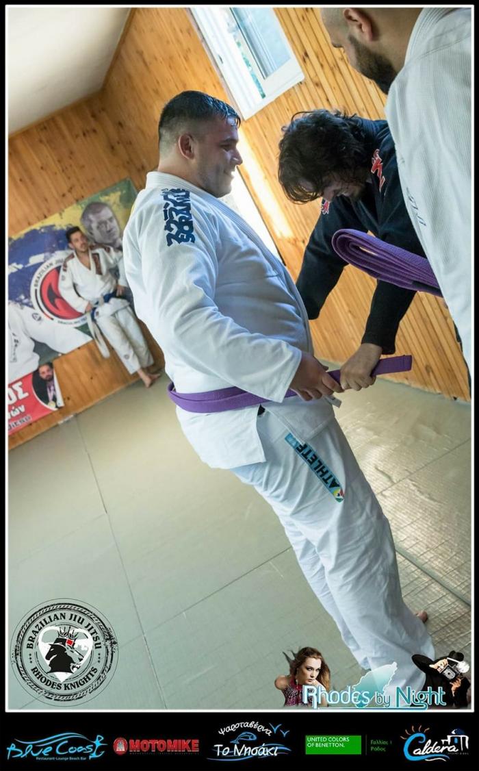 Purple belt · June 18, 2017 · Promoted by Aris