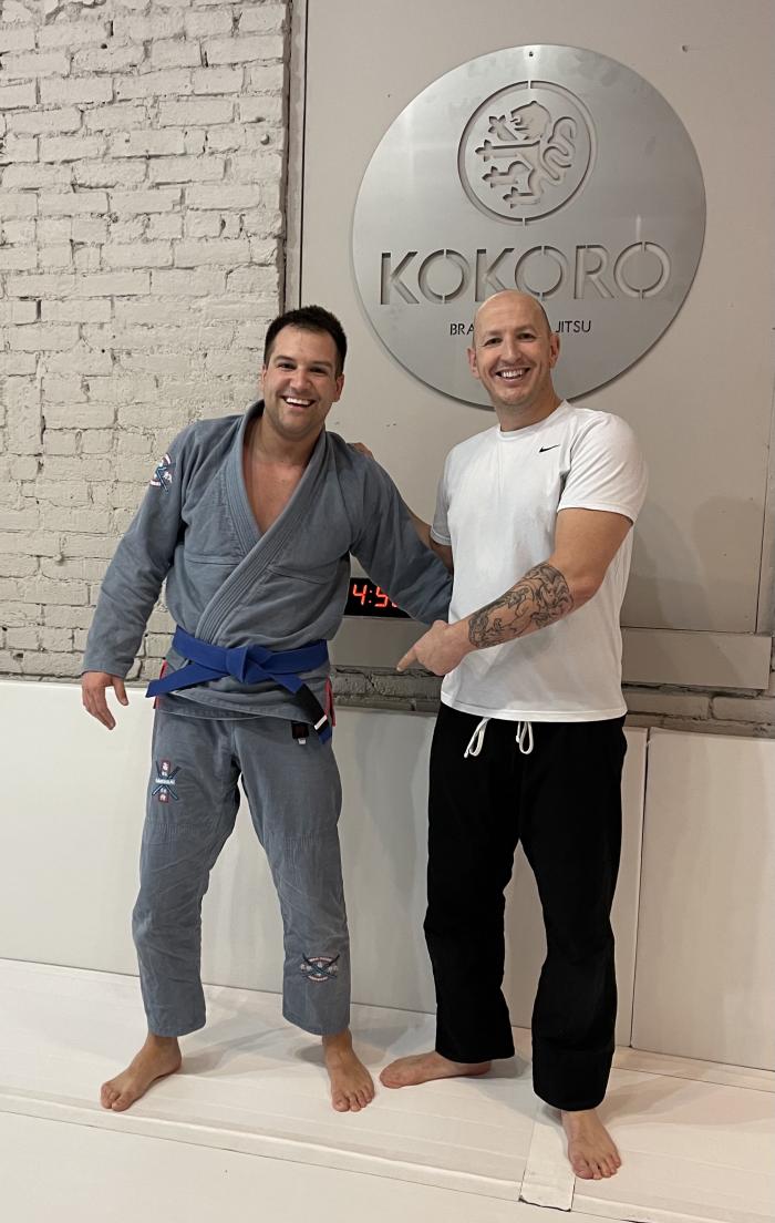 Blue belt · December 10, 2019 · Promoted by Steve Haydock