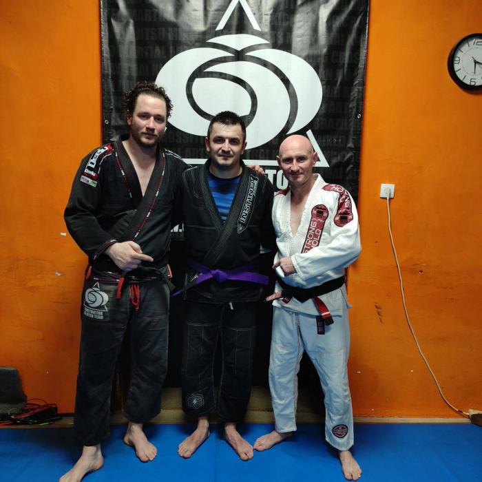 Purple belt promotion.