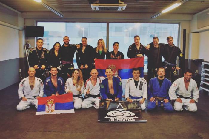 Visit to Leo Neves gym in Luxmebourg, 2016.