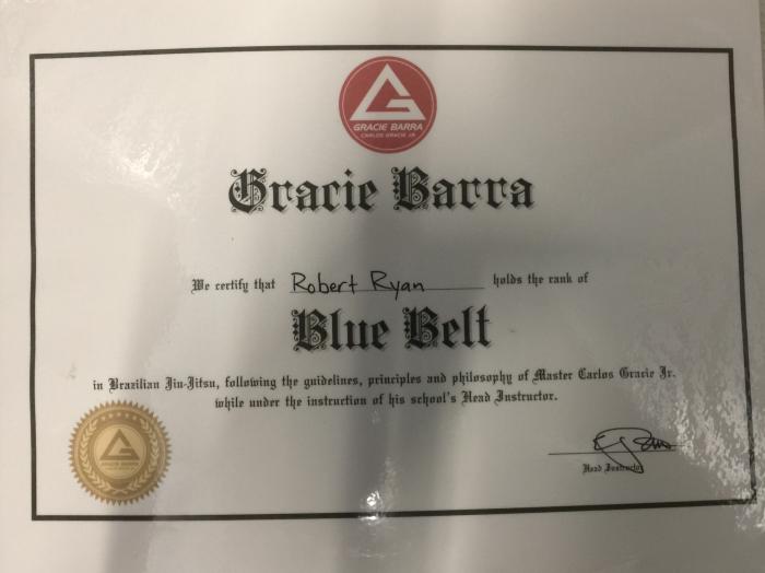 Blue belt · June 10, 2018 · Promoted by Elias Ramirez