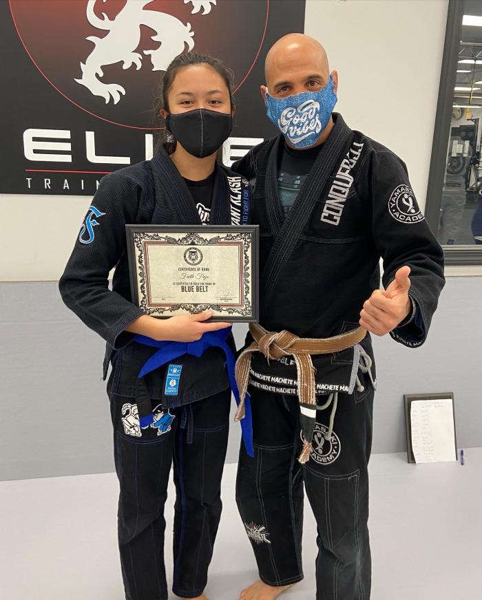 Blue belt · November 21, 2020 · Promoted by Hector Rosario